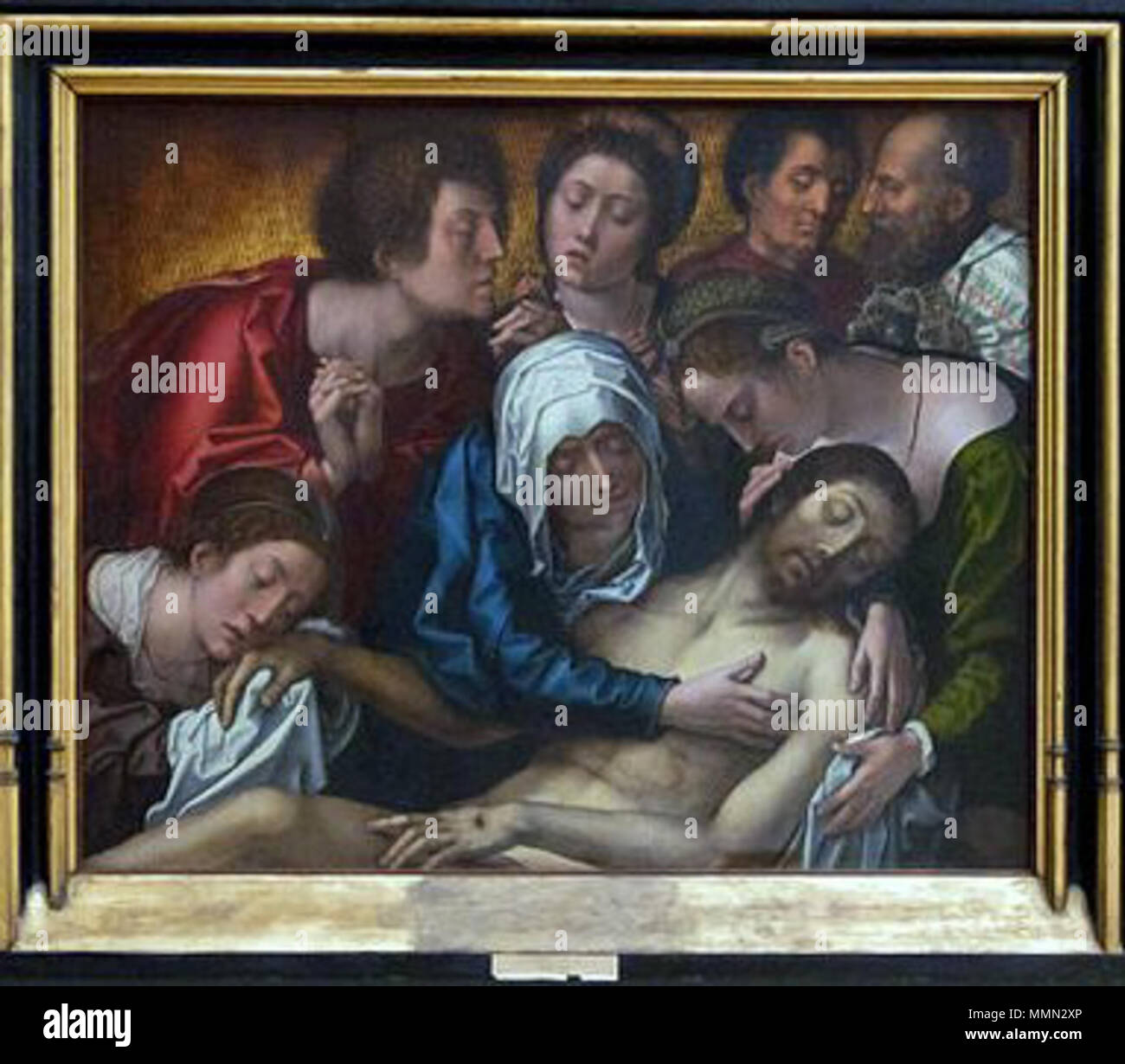 81 Bernard van Orley (1488-1541) Triptichon, középső rész, Brussel Stockfoto 81 Bernard van Orley (1488-1541) Triptichon, középső rész, Brussel Stockfoto