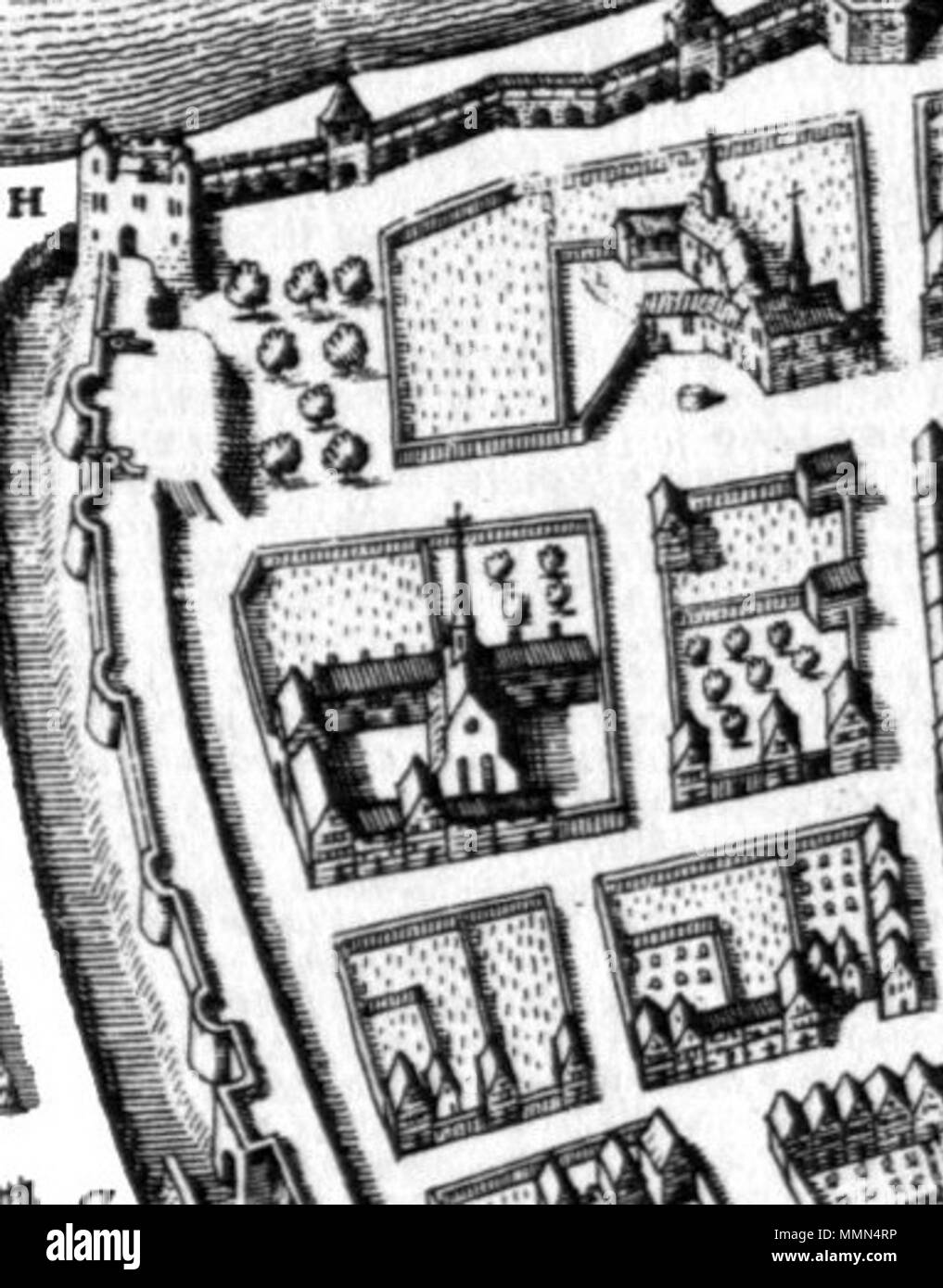 . English: Bonn, Kloster Engelthal, Ausschnitt aus dem Stadtplan von Matthäus Merian, 1646 gedruckt. 1646. Matthäus Merian (1593 - 1650) Alternative Namen Matthäus Merian der Ältere; Matthaeus Merian; Matthias Merian Beschreibung Schweizer Kupferstich Kupferstecher und Verleger Geburtsdatum / Tod am 22. September 1593 vom 19. Juni 1650 Ort der Geburt / Todes Basel Bad Schwalbach Arbeitsort Schweiz (Zürich, Basel), in Frankreich (Nancy, Paris), Niederlande, Deutschland (Straßburg, Augsburg, Stuttgart, Oppenheim, Frankfurt) Kontrolle: Q 57968 VIAF:?:? ISNI 32000392 0000 0001 2126 6236 5000 ULAN:? Stockfoto
