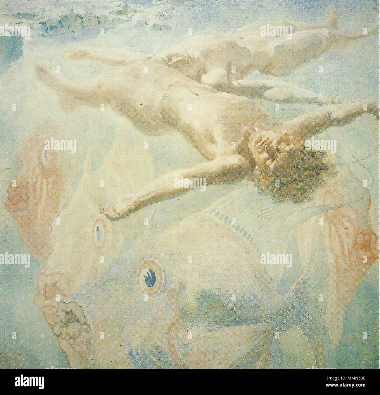 . Español: 14. Poema del Mar/Borrasca, 1913-1924, óleo sobre lienzo, 126 x 126 cm. (Museo Néstor). . Zwischen 1913 und 1924. Néstor Martín-Fernández de la Torre (1887-1938) Alternative Namen Néstor Beschreibung spanischer Maler Geburtsdatum / Tod 7 Februar 1887 6 Februar 1938 Ort der Geburt / Todes Las Palmas de Gran Canaria Las Palmas de Gran Canaria Authority control: Q 940975 VIAF:?: 106974594 ISNI? 0000 0000 7822 6983 ULAN:?? n 500037233 LCCN: 78084123 GND: 131659596 WorldCat 93 Borrasca ? Stockfoto