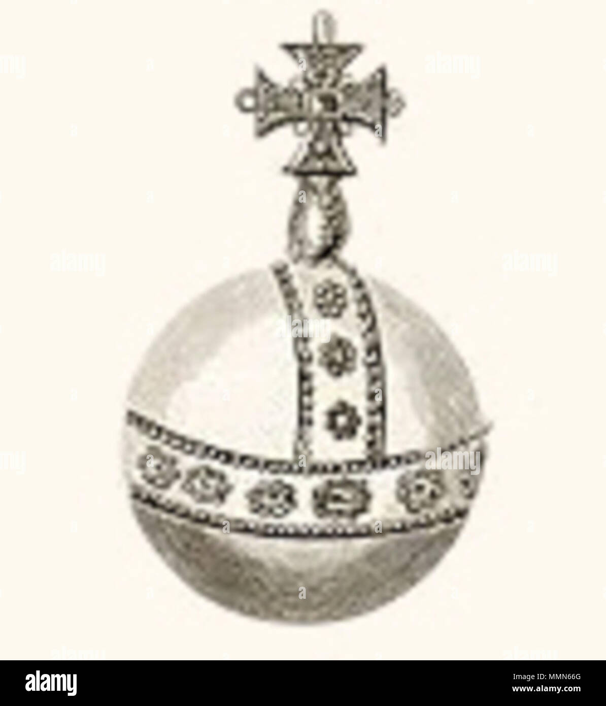 98 britischen Herrscher Orb Stockfoto