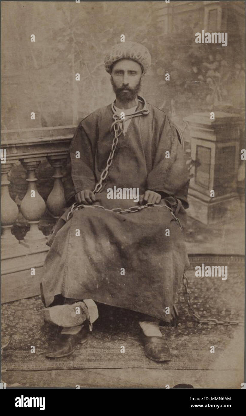 Eine politische Gefangene in Ketten. zwischen 1876 und 1925. 99 Brooklyn Museum - eine politische Gefangene in Ketten Stockfoto