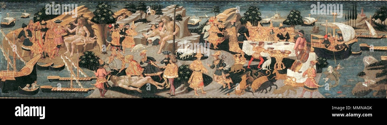 Die Abenteuer des Odysseus (II) .. ca. 1460. Die Abenteuer des Odysseus