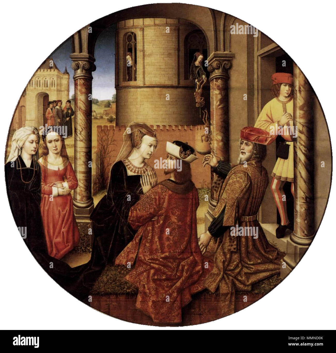 unbekannter Maler des 15. Jahrhunderts - Joseph und Asenath - WGA23597 Stockfoto