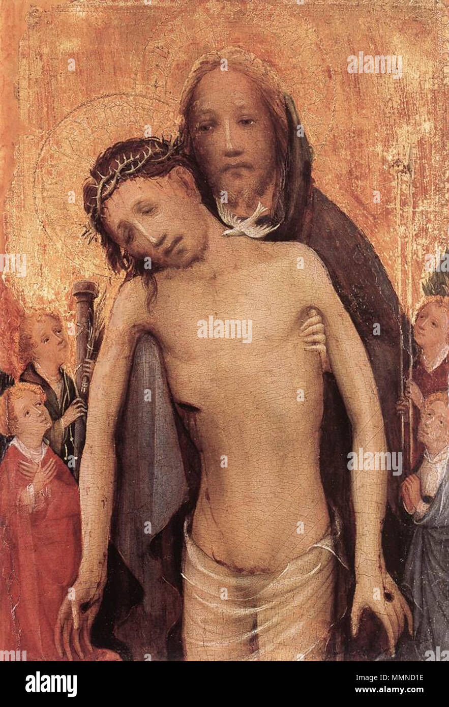 unbekannter Maler des 15. Jahrhunderts - Trinity Pietà - WGA23727 Stockfoto