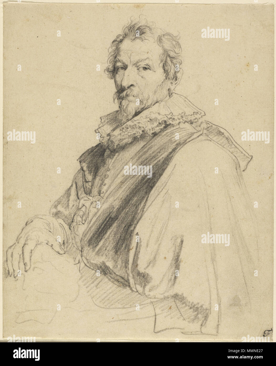 Portrait von Hendrick van Balen; Anthony van Dyck (Flämisch, 1599 - 1641); ca. 1627 - 1632; Schwarze Kreide, 24,4 x 19,7 cm (9 5/8 x 7 3/4 in.); 84. GB.92 Hendrick van balen Stockfoto Portrait von Hendrick van Balen; Anthony van Dyck (Flämisch, 1599 - 1641); ca. 1627 - 1632; Schwarze Kreide, 24,4 x 19,7 cm (9 5/8 x 7 3/4 in.); 84. GB.92 Hendrick van balen Stockfoto
