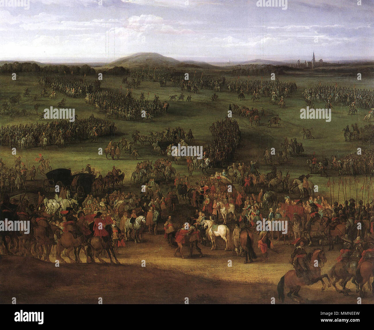 Meulener Schlacht bei Nördlingen Stockfoto