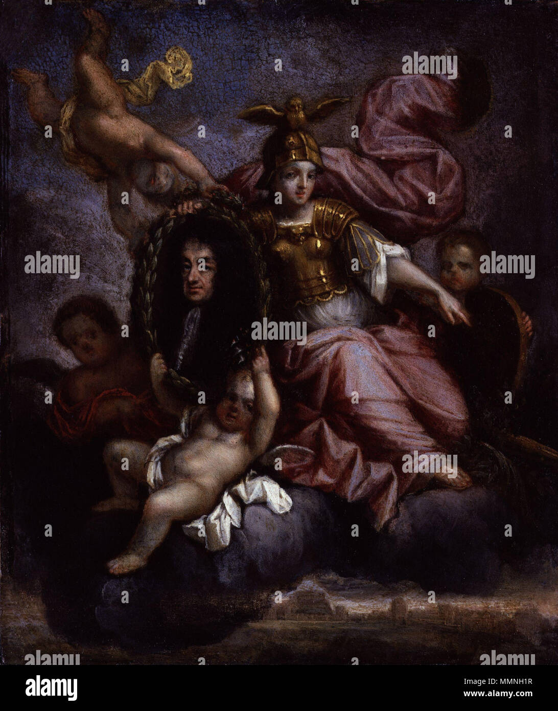 . König Charles II., der König Charles II. ca. 1685. König Charles II. von Jacques Parmentier Stockfoto