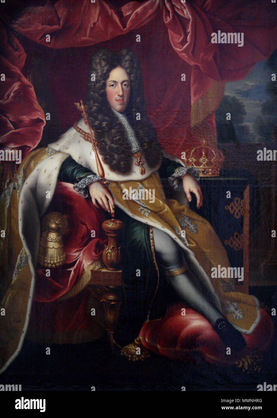 Portrait de Pied de Léopold Ier Duc de Lorraine Stockfoto