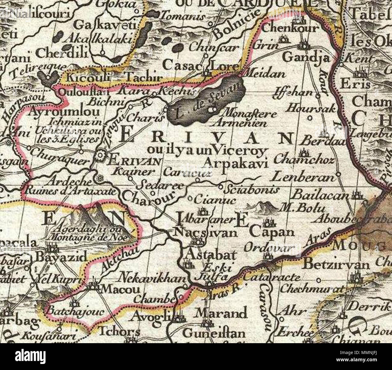 . Englisch: ein feines First edition Beispiel 1724 Karte Guillaume De L'Isle in Persien. Abdeckungen von der Krim und dem Asowschen Meer im Süden an den Persischen Golf und die Straße von ormuz und Osten so weit wie Kaschmir (Cachmir) und Kabul (Caboul). Diese Karte umfasst moderne Iran, Irak, Afghanistan, Kuwait, Usbekistan, Turkmenistan, Tadschikistan, Georgien, Armenien und Aserbaidschan, mit angrenzenden Teile von Russland, Pakistan, der Türkei, der Ukraine und Kasachstan und Arabien. Kartierung kartographisch De L'Isle of Persia markiert einen bedeutenden Fortschritt im Europäischen kartografischen Kenntnisse der Region. Dieses ma Stockfoto