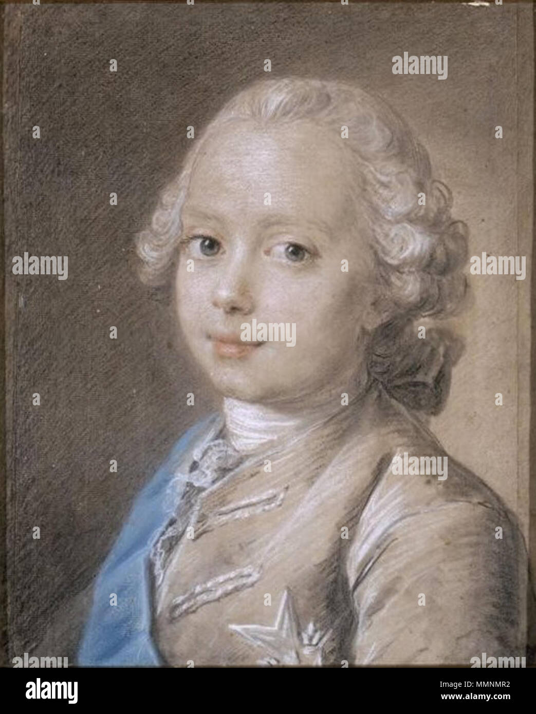 Jean-Martial Frédou, Louis-Joseph-Xavier de Frankreich, duc de Bourgogne (1760) Stockfoto