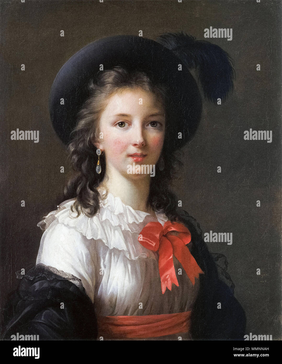 Élisabeth Vigée-Lebrun - Selbstportrait (Kimbell Art Museum, 1781-2) FXD Stockfoto