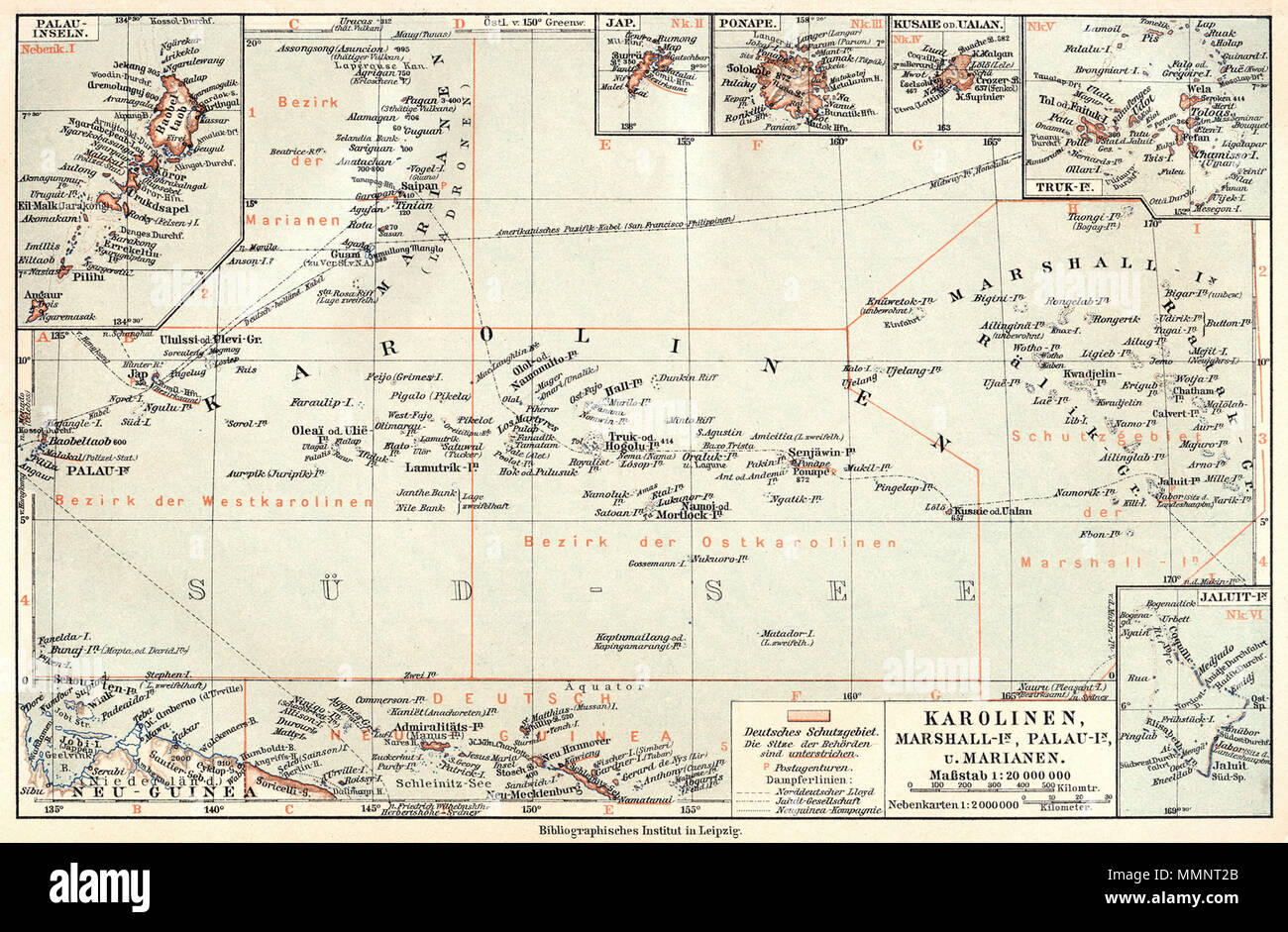 . Englisch: Caroline, Marschall, Mariana und Palau Inseln (1905) English: Karolinen-, Marshall-, Marianen, und Palau-Inseln (1905) Slovenčina: Karolíny, Marshallove Mariány ostrovy, eine Palauské ostorvy (1905) 4 114 Karolinen - Marshall - marianen-und-Palau-Inseln (1905) Stockfoto