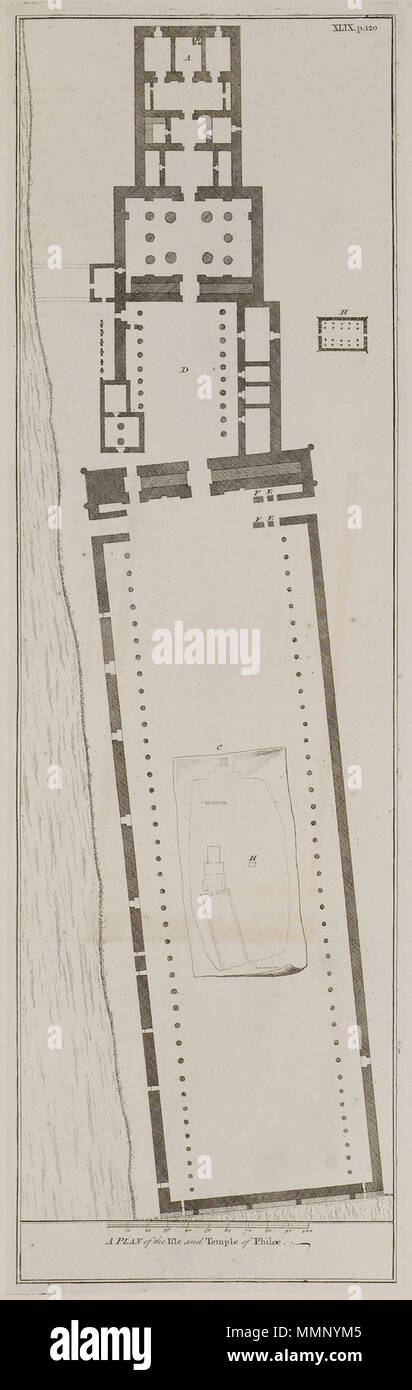 . Englisch: Richard Pococke. Eine Beschreibung des Ostens, und in einigen anderen Ländern, London, W. Bowyer, MDCCXLV (1743-1745). 1743. Richard Pococke (1704 - 1765) Beschreibung Britischer anglikanischer Priester, Ägyptologe, Reiseschriftsteller, Archäologe und Schriftsteller irischer Bischof Geburtsdatum / Tod 19. November 1704 den 25. September 1765 Ort der Geburt / Todes Southampton Ballynahinch Castle Authority control: Q 1291915 VIAF:?:? ISNI 54245430 0000 0000 79755633 ULAN:?? Nr 500109735 LCCN: 91021516 GND:? 11768757 X WorldCat 21 einen Plan der Isle und Tempel von Philae - Richard Pococke - 1743 Stockfoto