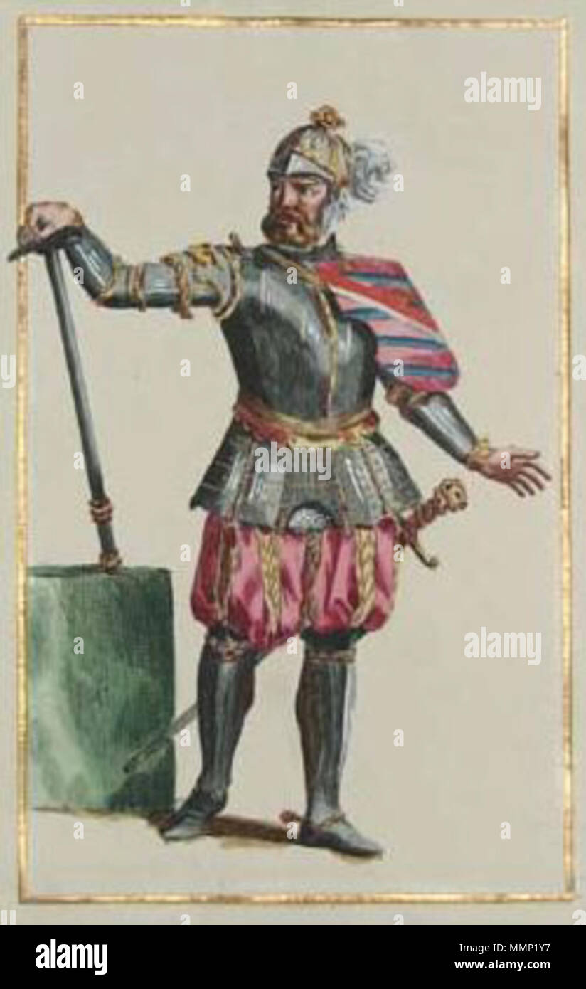 . Englisch: Albert Duc de Saxe Gouvr. Lieutt. Genal. des Pays-bas, der Galerie von Kardinal Richelieu, Undatierter Kupferstich mit hand Farbe in Paris veröffentlicht durch Duflos, rue St. Victor (Größe 278 x 166 mm). Undatiert, aber C. 1787. Unsigned32 Albert, Herzog von Sachsen Stockfoto