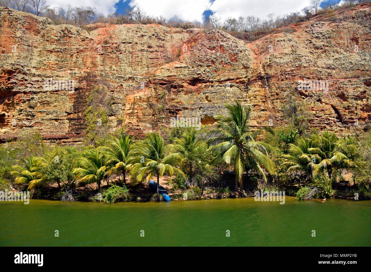 Xingo Canyon, Sergipe, Brasilien Stockfoto