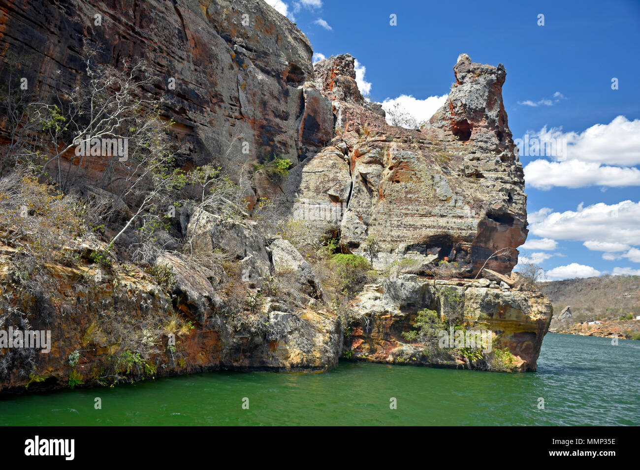 Xingo Canyon, Sergipe, Brasilien Stockfoto