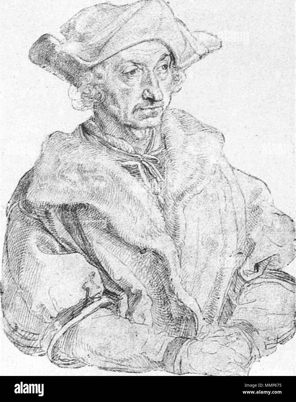 Albrecht Dürer - Sebastian Brant (WGA) - 07094 Stockfoto
