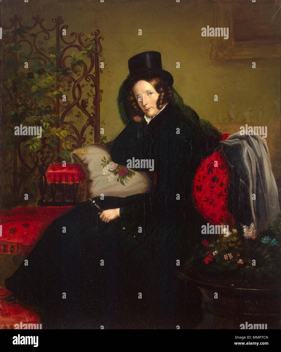 Alexandra Feodorowna von F. Krüger (1836, Hermitage) Stockfoto