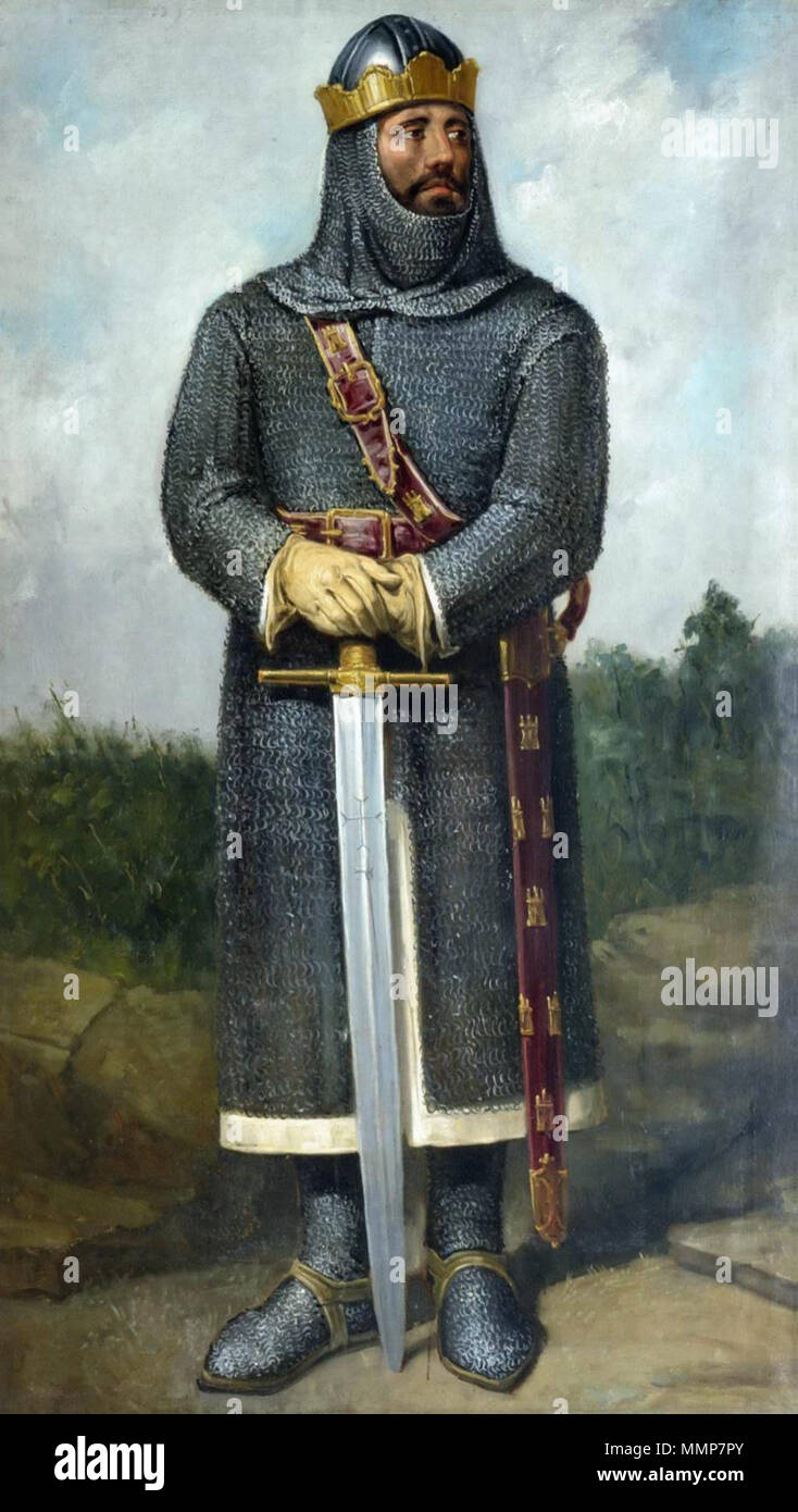 Alfonso VII El Emperador, rey de Castilla y León Stockfoto