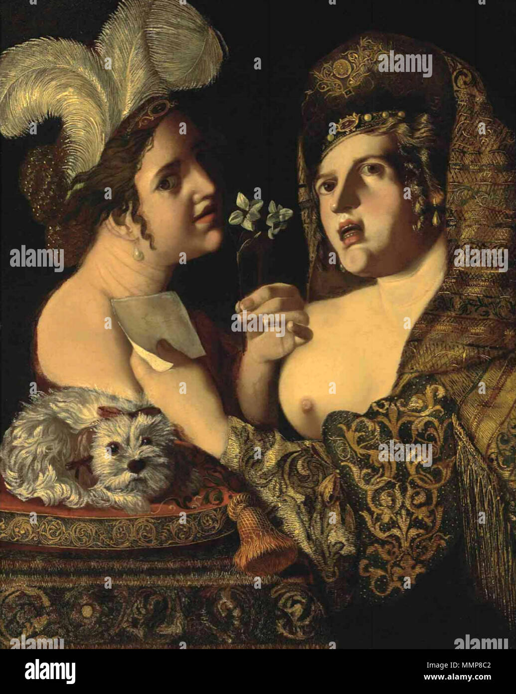 . Italiano: Allegoria dell'Olfatto Allegoria dell'Olfatto Stockfoto