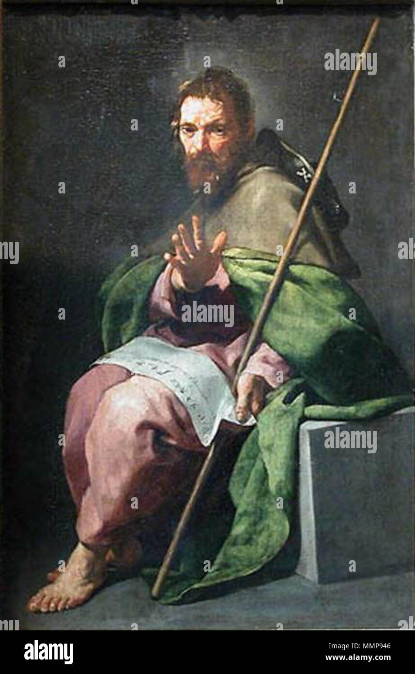 Der hl. Jakobus. ca. 1635. Alonso Cano - St James das Größer-WGA 4002 Stockfoto