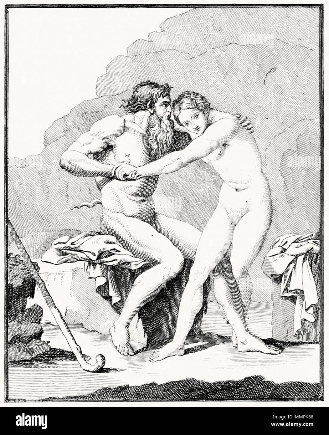 Antiquités d'Herculanum Vol.1 - Tommaso Piroli (1804) Stockfoto