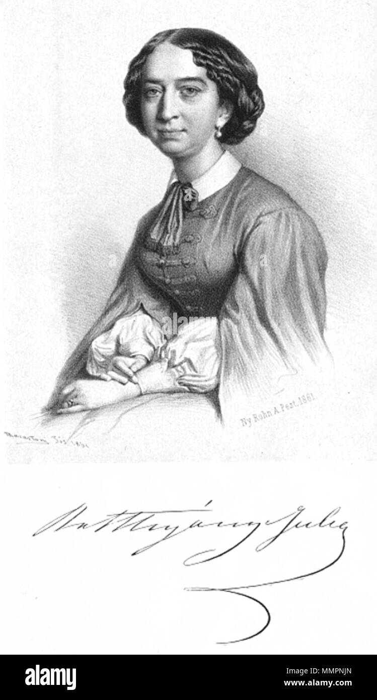 Apraxin Júlia-Marastoni 1861 Stockfoto