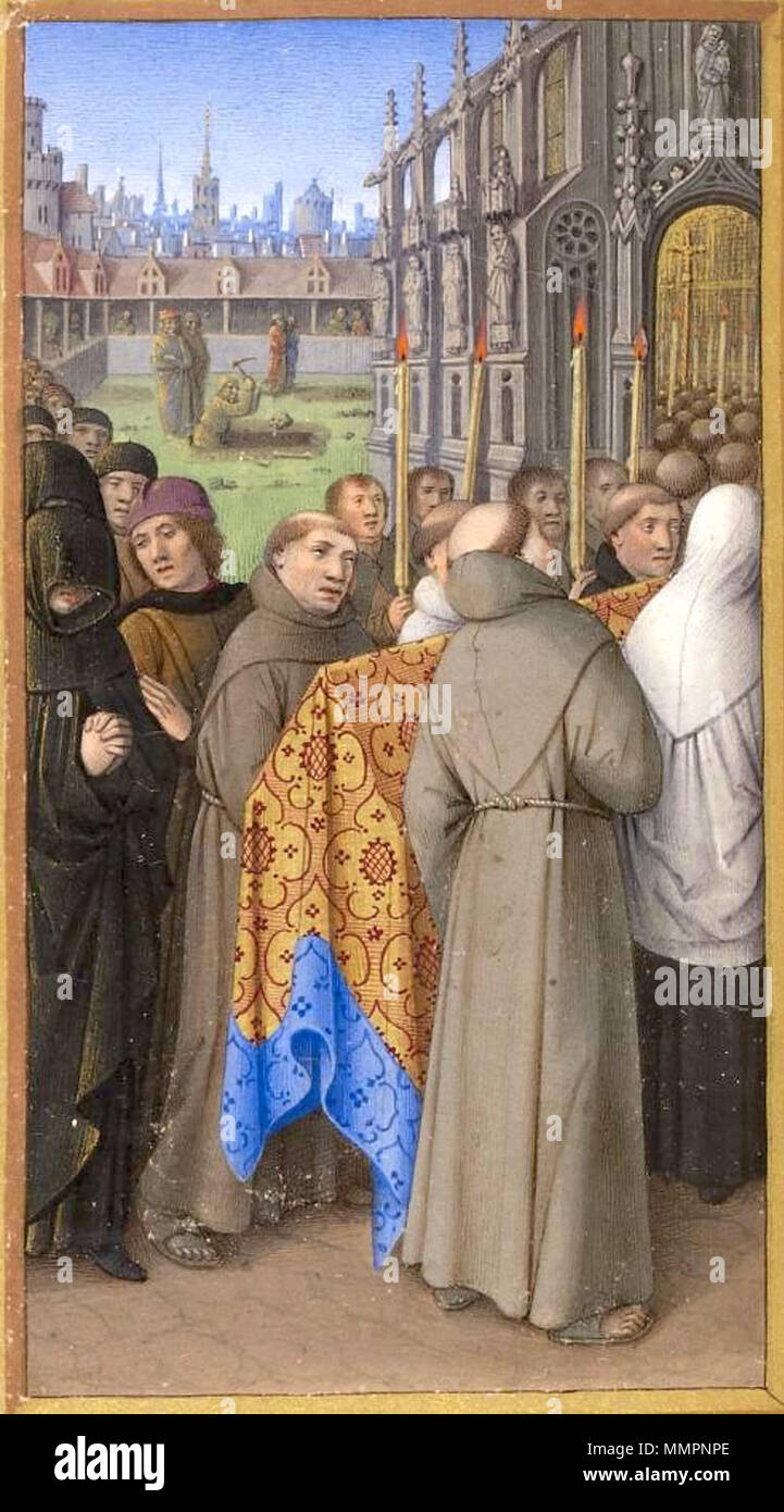 . Français: Aragon-f 242 - OfficeMorts (sans Kader). 18 August 2014, 11:26:14. Jean Bourdichon et Giovanno Todeschino XVe et XVIe Aragon-f 242 - OfficeMorts (sans cadre) Stockfoto