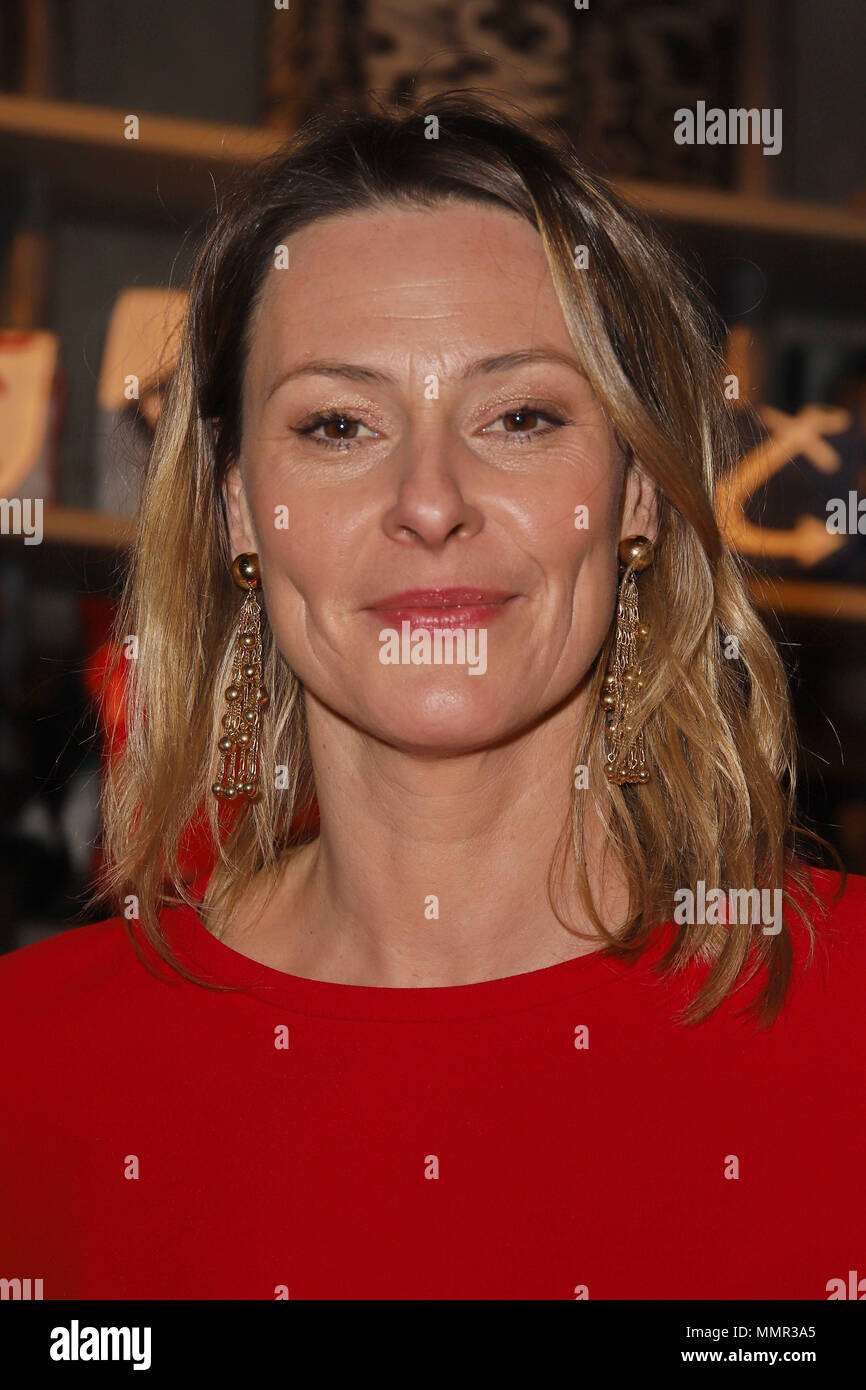 Die Vergabe der "Henri-Nannen-Preis 2018" an der Elbphilharmonie Hamburg. Mit: Anja Reschke, Wo: Hamburg, Deutschland Wann: 11 Apr 2018 Credit: Becher/WENN.com Stockfoto