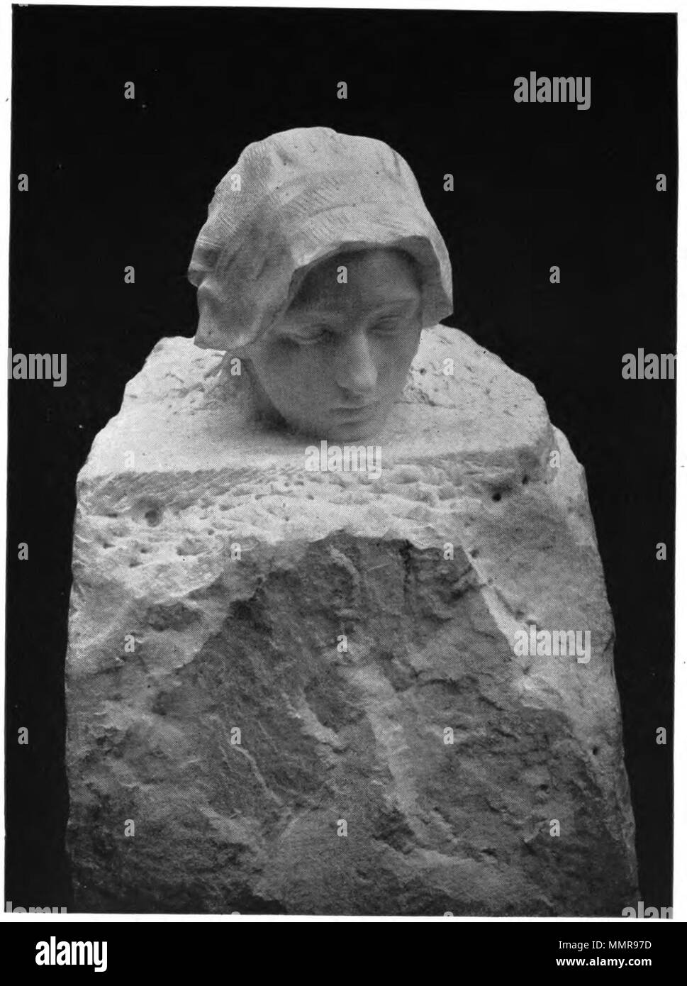 . Englisch: eine Personifikation des Denkens. Das Modell war Bildhauer und Grafiker Camille Claudel, Rodins Studenten und Liebhaber. Englisch: dachte. Français: La Pensée. 1901 (geboren 1895). Auguste Rodin Pensee Gsell 203 Stockfoto . Englisch: eine Personifikation des Denkens. Das Modell war Bildhauer und Grafiker Camille Claudel, Rodins Studenten und Liebhaber. Englisch: dachte. Français: La Pensée. 1901 (geboren 1895). Auguste Rodin Pensee Gsell 203 Stockfoto