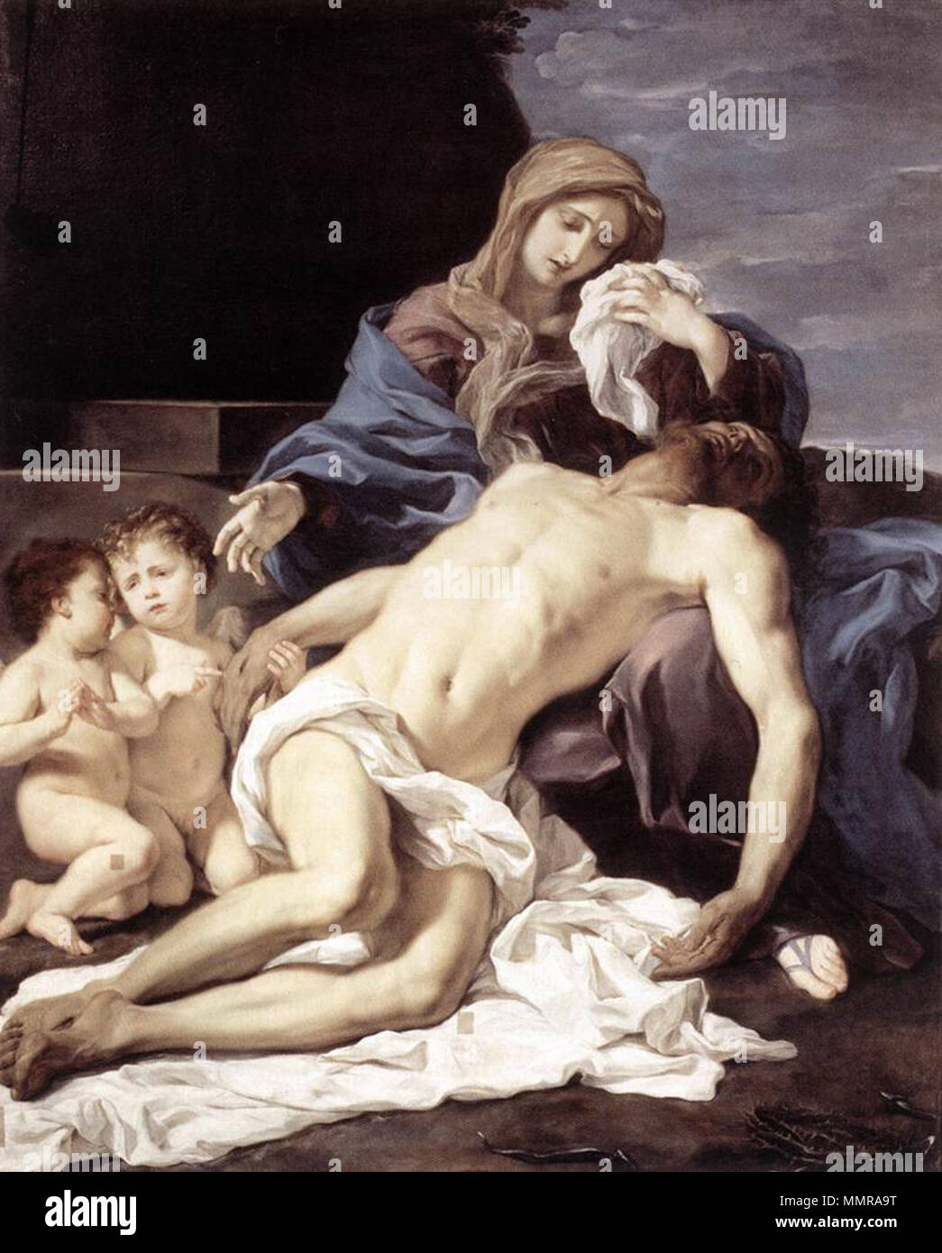 Baciccio Pietà 1667 GN Roma Stockfoto