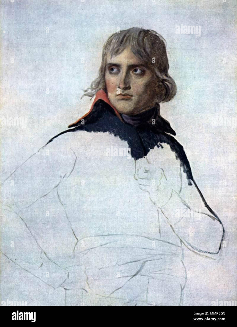Englisch: Portrait von General Bonaparte. 1797. Jacques-Louis David - Porträt von General Bonaparte - WGA 06077 Stockfoto