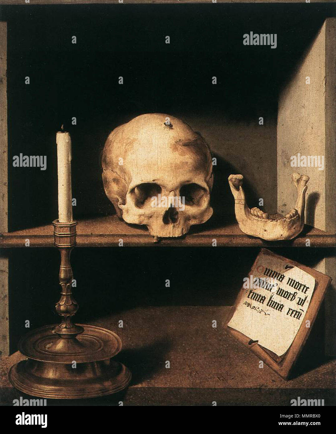 Bartholomäus Bruyn (I) - Vanitas Still-Life-WGA 03668 Stockfoto