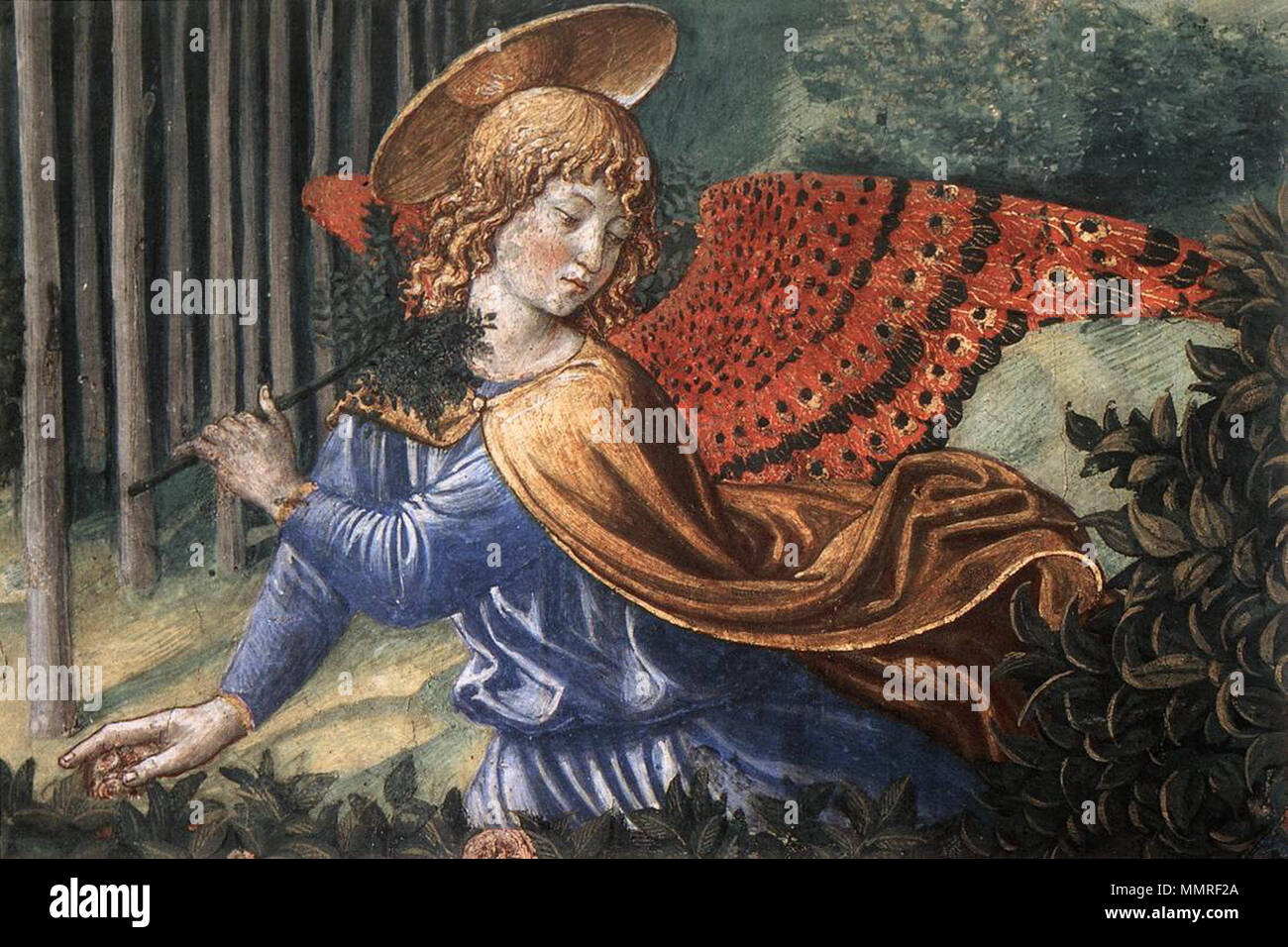 Prozession der Heiligen Drei Könige (Detail). Zwischen 1459 und 1460. Benozzo Gozzoli - Umzug der Heiligen drei Könige (Detail) - WGA 10283 Stockfoto