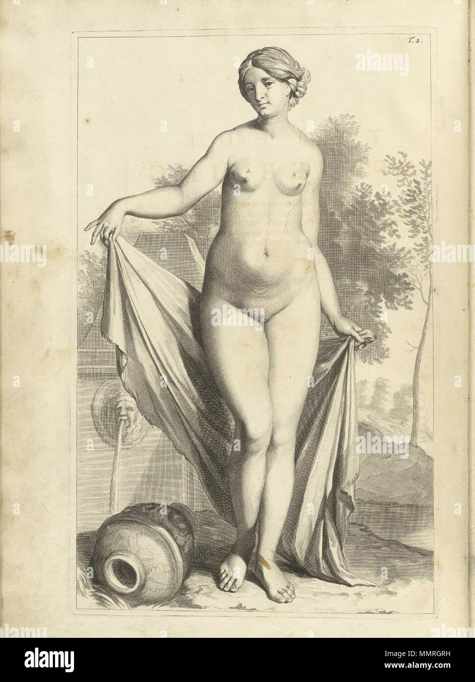 . Govard Bidloo, (1649-1713): Ontleding des menschelyken lichaams Amsterdam, 1690. (= niederländische Sprache Edition von Anatomia Humani Corporis, 1685). Gerard de Lairesse (Zeichnungen), Abraham Blooteling, Pieter Stevens van Gunst (GRAVEURE)/Scans von NLM Bidloo Ontleding 1690 02 Stockfoto