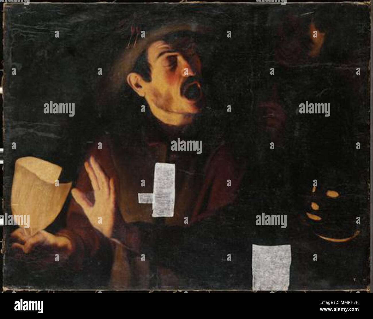 Schreiender Mann. ca. 1625. Bigot, Trophime - Schreiender Mann-C. 1625 Stockfoto