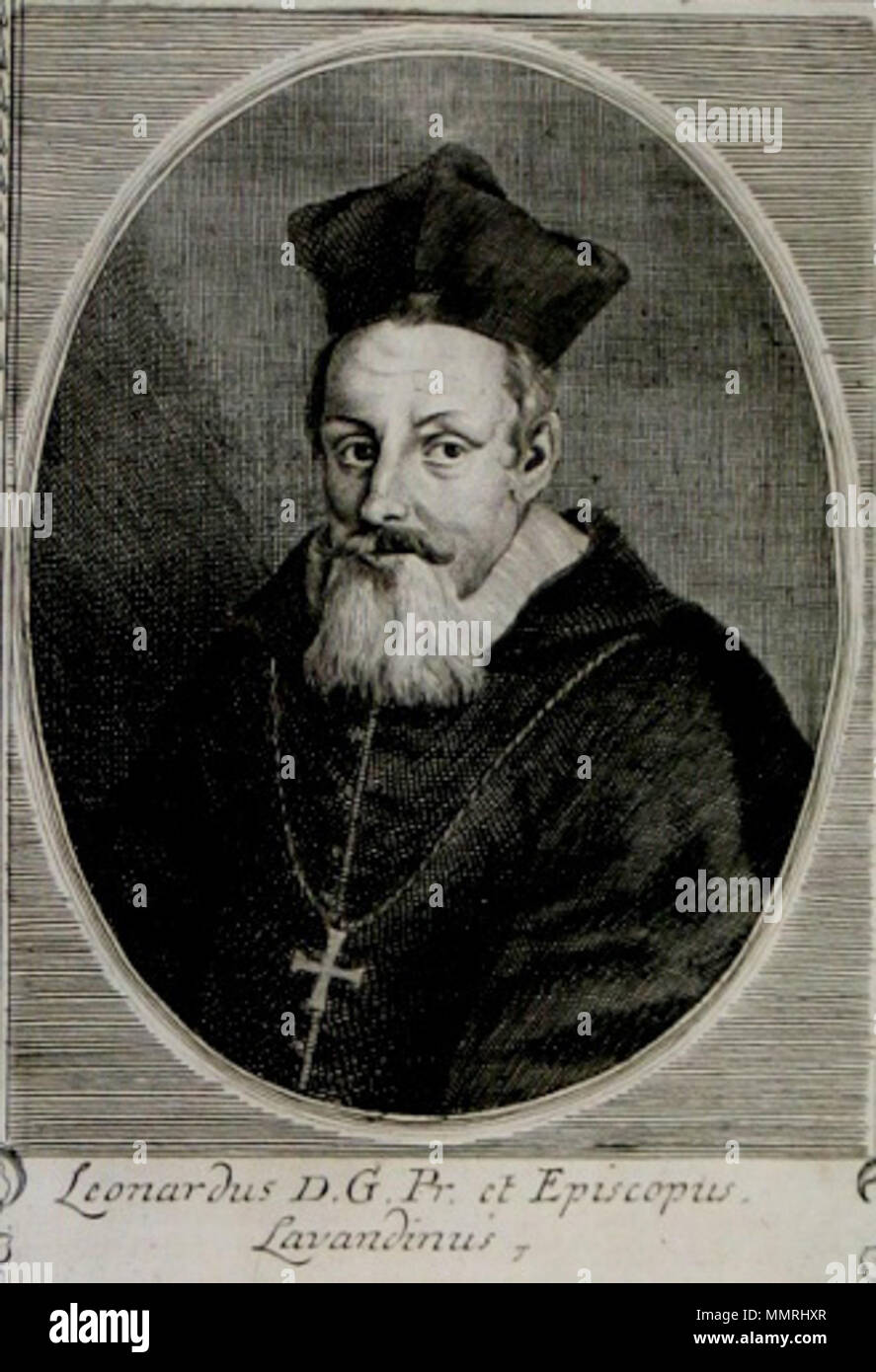 Bischof Leonhard von Götz Stockfoto