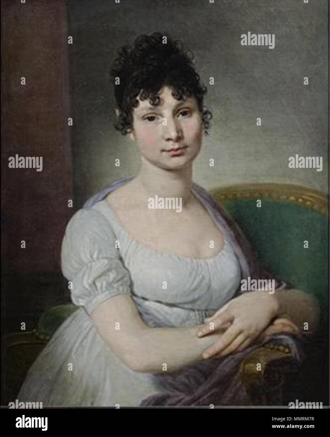 . Русский: Прасковья Михайловна Бестужева. 1806. Vladimir Borovikovsky 010 Stockfoto