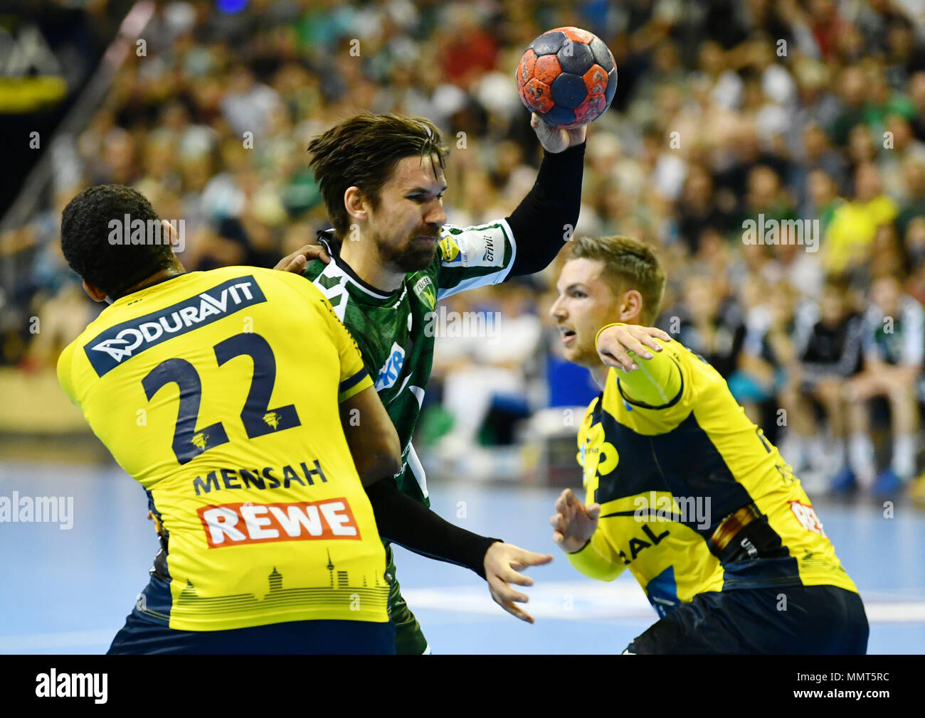 13. Mai 2018, Deutschland, Berlin Handball Bundesliga, Fuechse Berlin