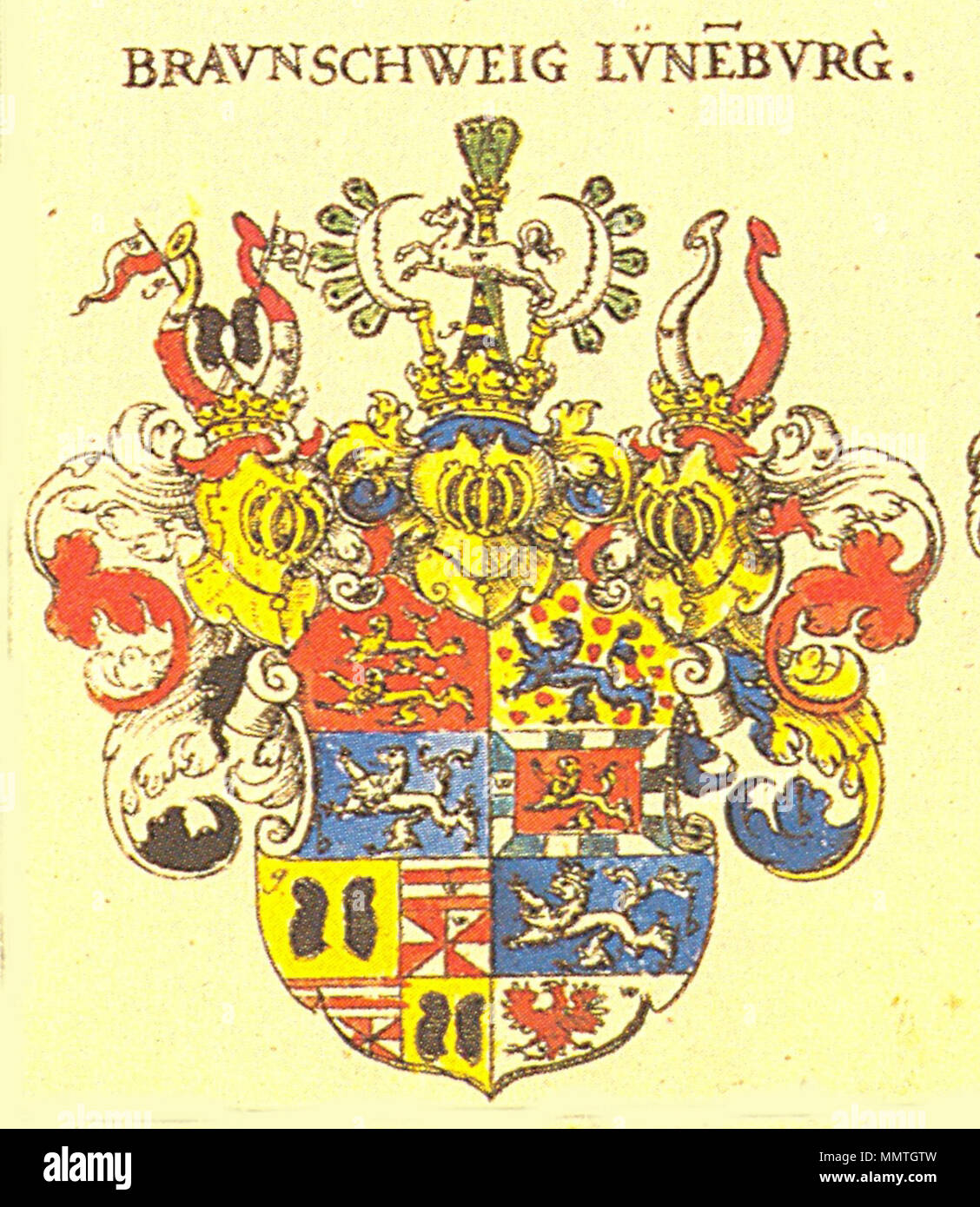 Siebmacher005 - Herzogtum Braunschweig-Lüneburg Stockfoto