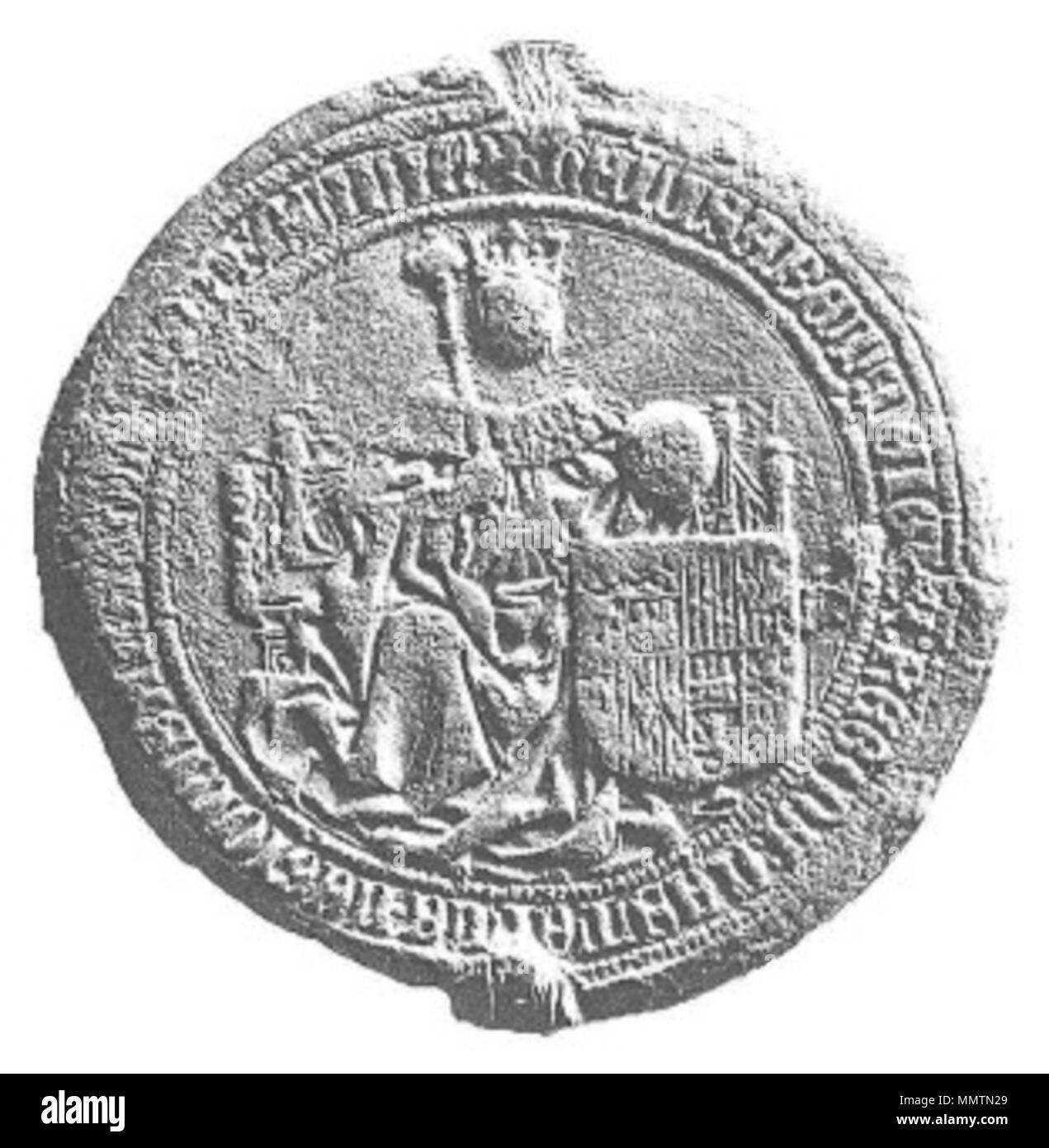 . Englisch: Isabella von Kastilien. Ferran de Sagarra Bula des Reyes katholikos 2 Stockfoto