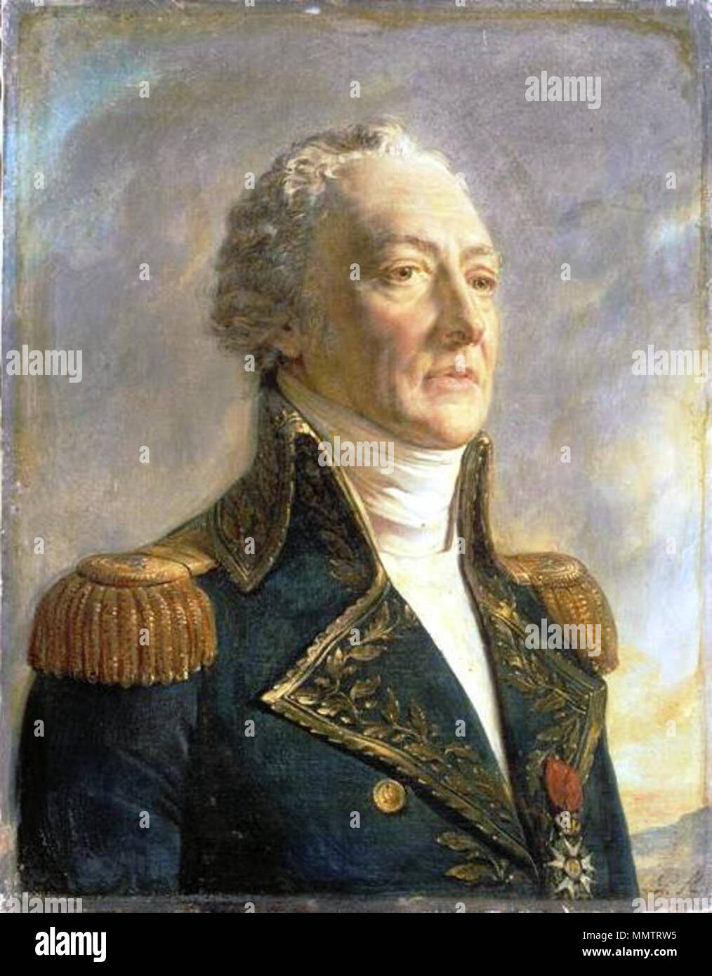 Rouget - louis-rené-Madeleine Levassor de La Touche-Tréville, Vizepräsident amiral en 1803 (1745-1804) Stockfoto