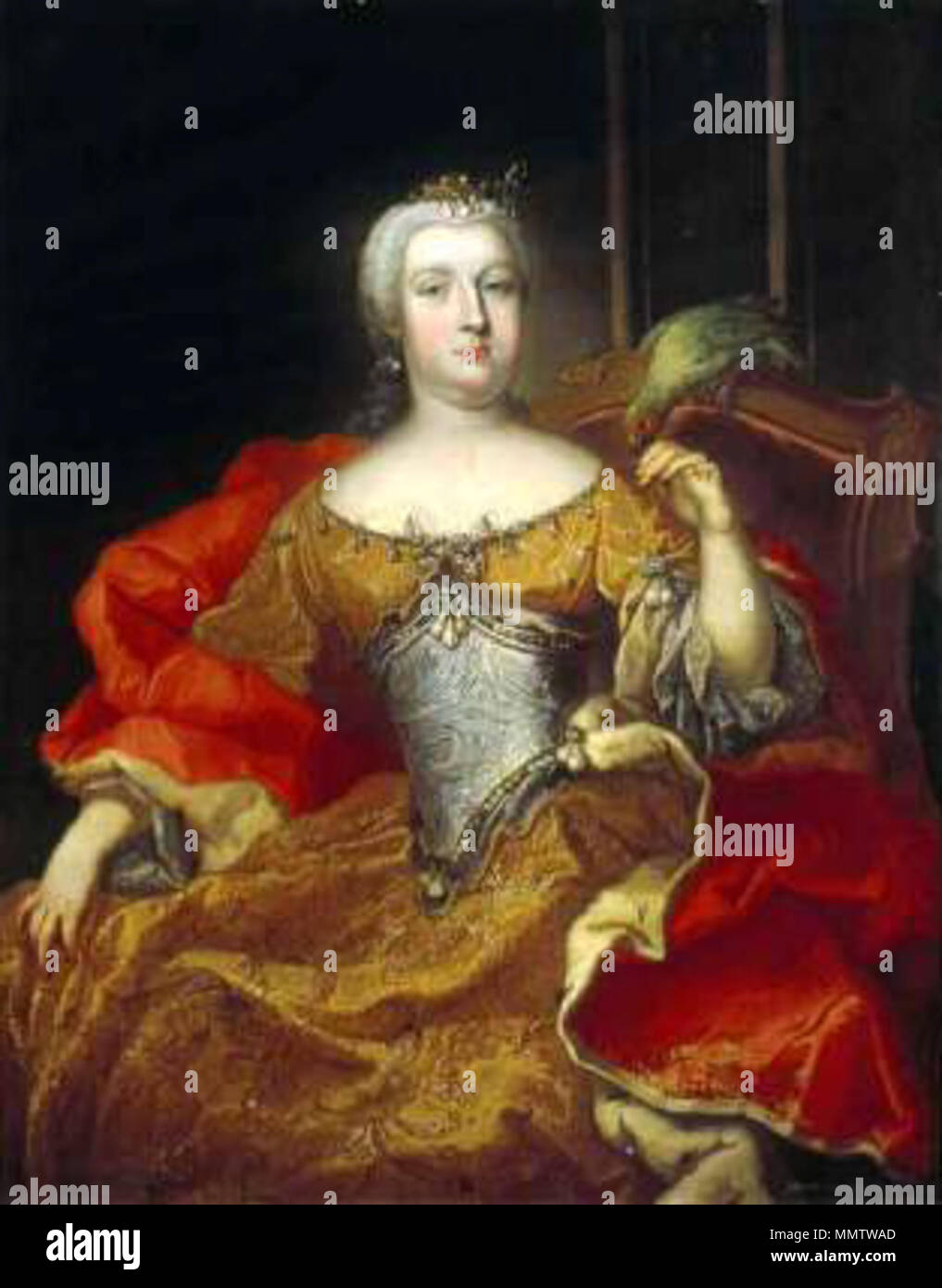 . Englisch: Caroline Luise von Hessen-darmstadt, Markgräfin von Baden (1723-1783). 1776. Caroline Luise von Hessen-darmstadt Stockfoto
