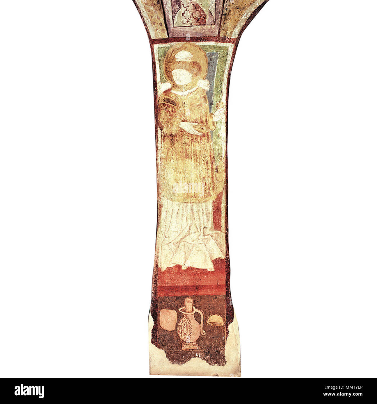 . 15. Jahrhundert. Cerkev Sv. Trojice v freska Hrastovlju - 8. Stockfoto