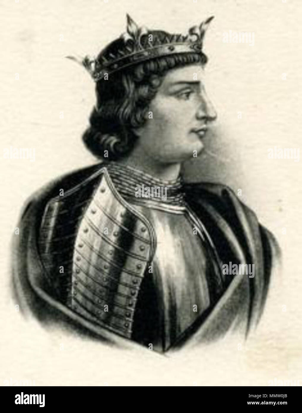 Karl IV. Le Bel Stockfoto