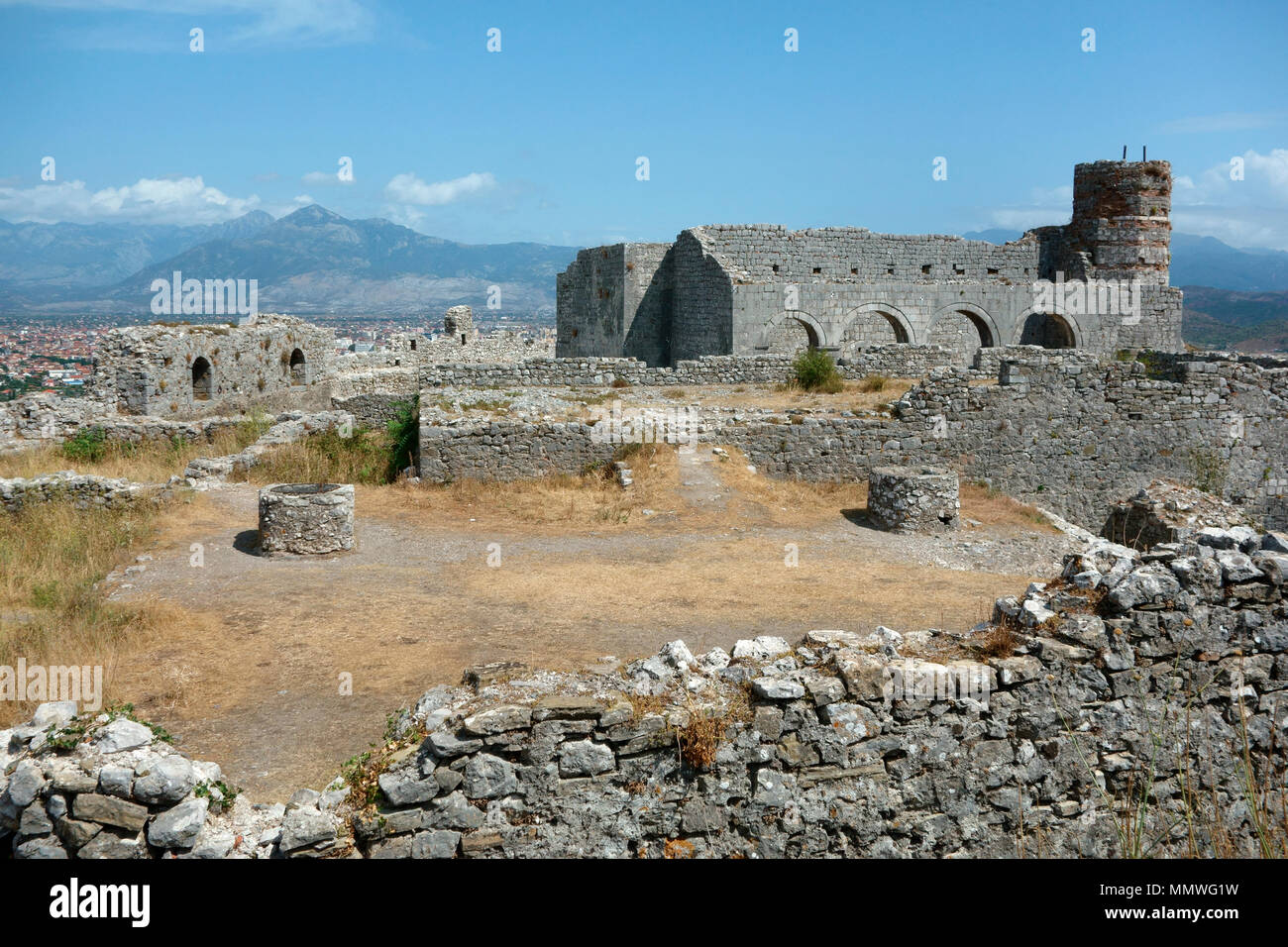 Rozafa Festung, Shkodra, Albanien Stockfoto