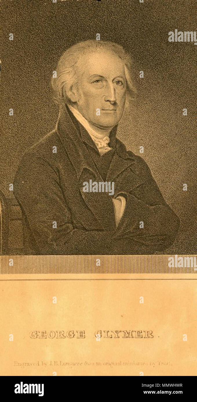 . Englisch: Porträt von George Clymer (1739 - 1813). . Ca. 1800 (12. Januar 2011 (original Upload Datum)). Diese Datei fehlt, Informationen zum Autor. Clymer 001a Stockfoto