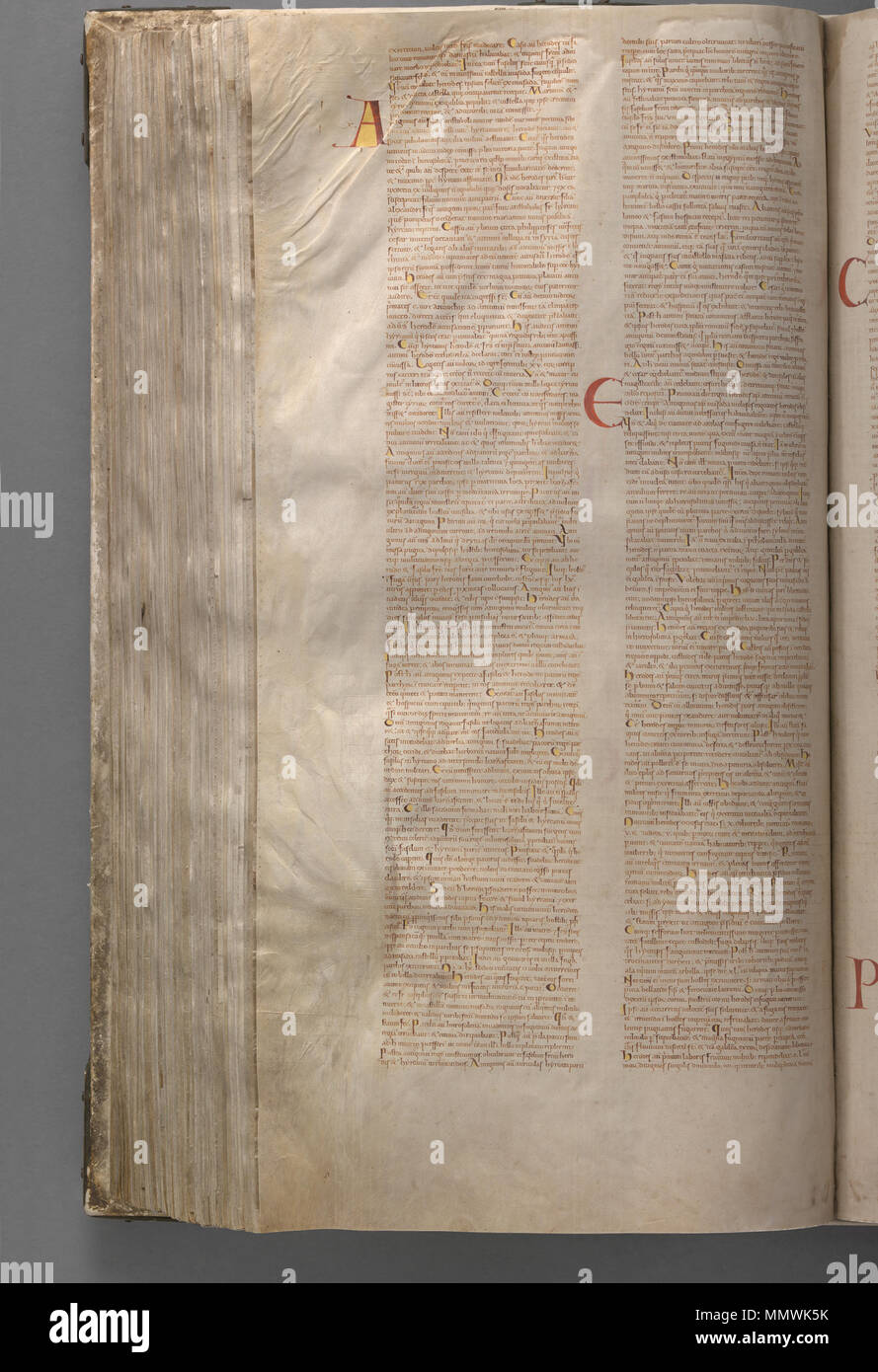 358 DebelloIudaico CodexGigas Stockfoto