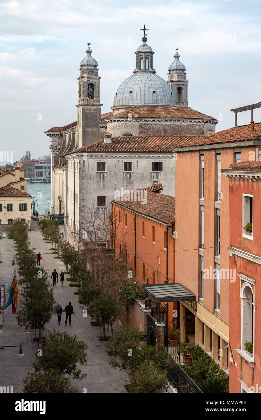 Kirche von Santa Maria del Rosario/St. Maria des Rosenkranzes/I Gesuati Stockfoto