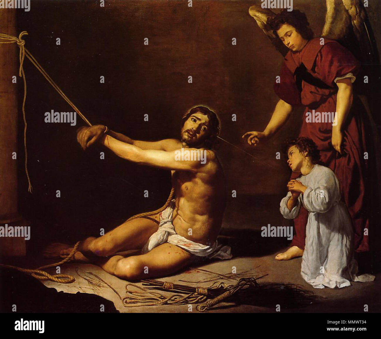 Cristo Despues De La Flagelacion Y El Alma Cristiana Von Diego Velazquez Stockfotografie Alamy alamy